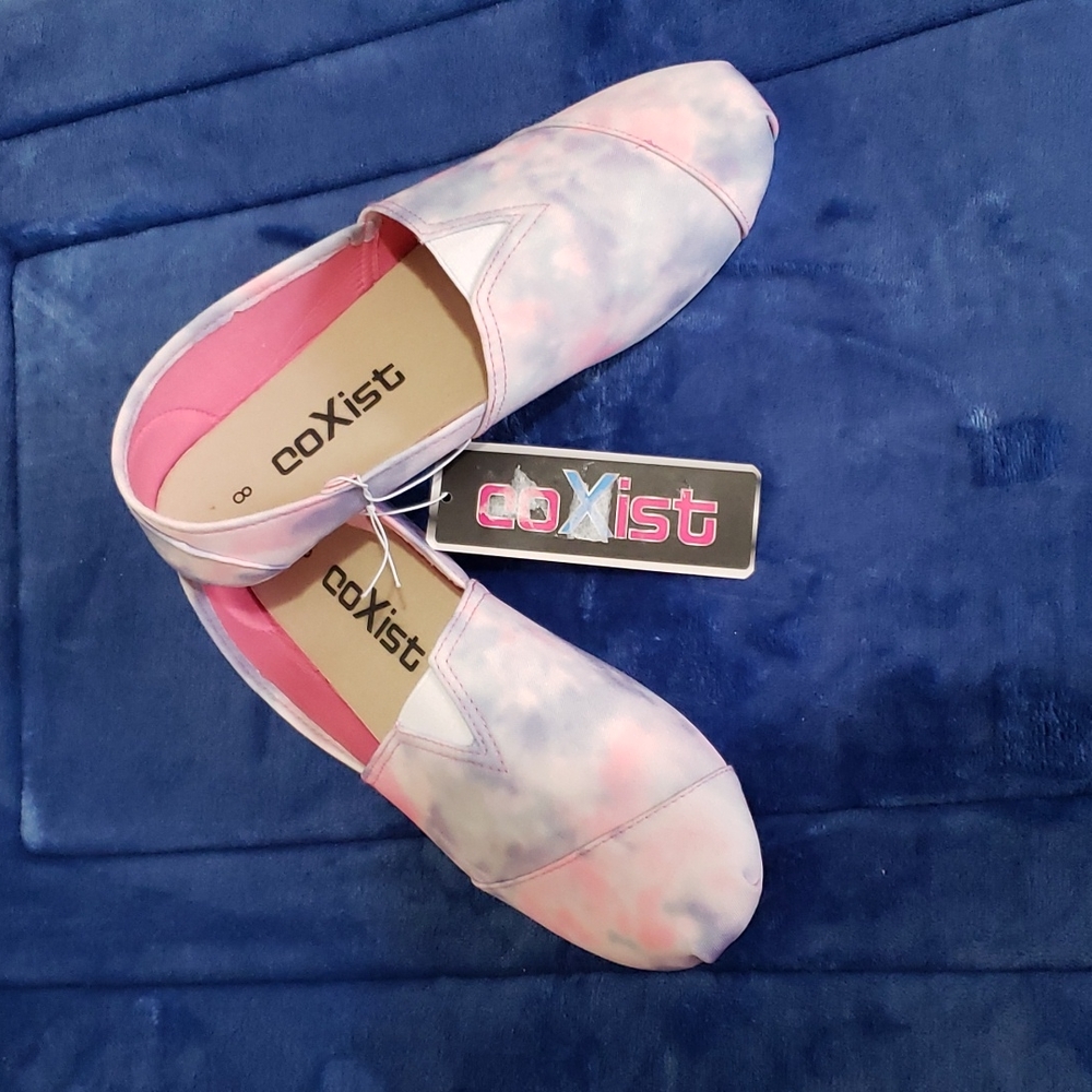 NWT coXist Josie -A Tie Dye Woman's shoes